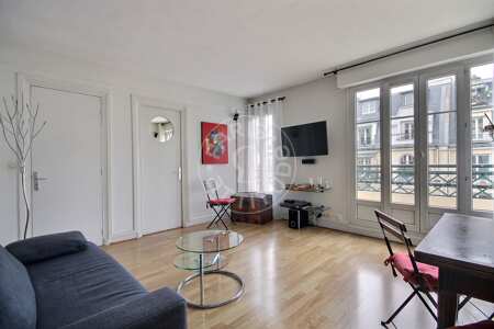 Sala Apartamento mobilado - 37m² - 1 quarto - Porte Maillot / Palais des Congrès - Paris