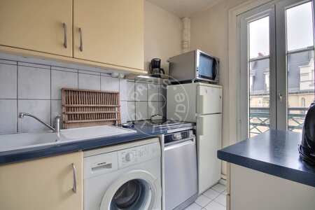 Cozinha Apartamento mobilado - 37m² - 1 quarto - Porte Maillot / Palais des Congrès - Paris