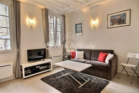 Sala Apartamento mobilado - 49m²  - 2 quartos - Saint-Germain - Paris