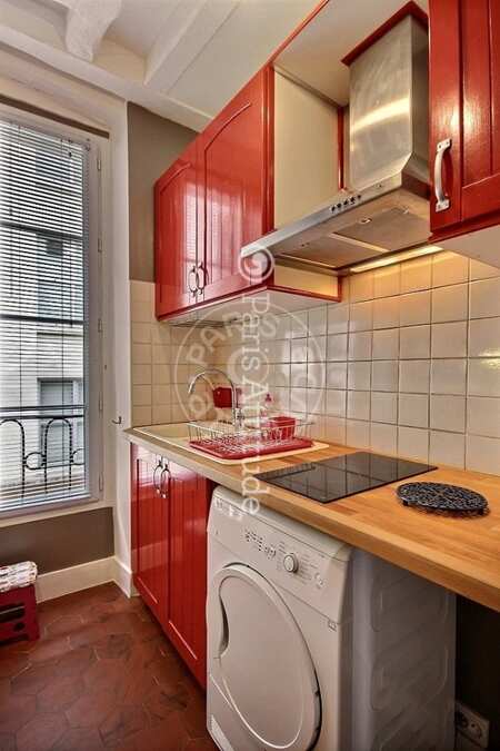 Cozinha Apartamento mobilado - 49m²  - 2 quartos - Saint-Germain - Paris