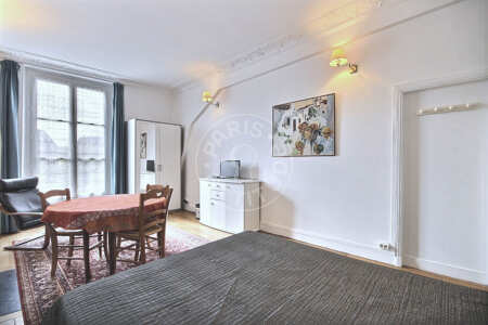 Living room Furnished studio - 35m²  - Ile de la Cité - Paris