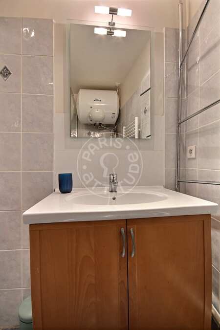 Casa de banho Apartamento mobilado - 36m²  - 1 quarto - Saint-Paul - Paris