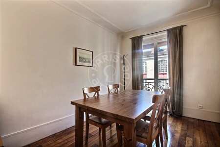 Salle à manger Appartement meublé - 42m²  - 1 chambre - Place Monge - Paris