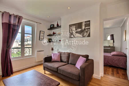 Sala Apartamento mobilado - 30m²  - 1 quarto - Canal de l'Ourcq - Paris