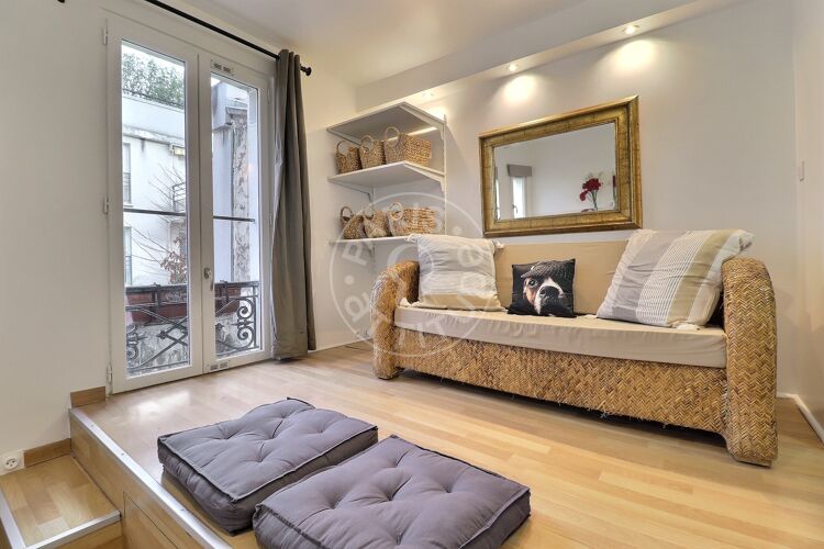 Salon - Studio meublé - Paris 75011 - 4045