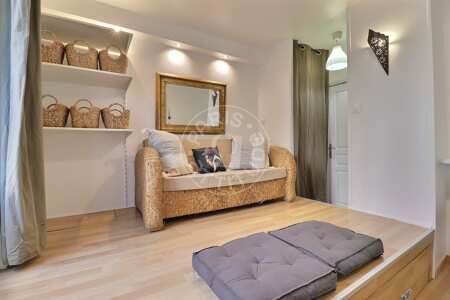 Salotto Monolocale arredato - 20m²  - Oberkampf - Parigi