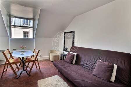 Salon Studio meublé - 15m²  - Batignolles - Paris