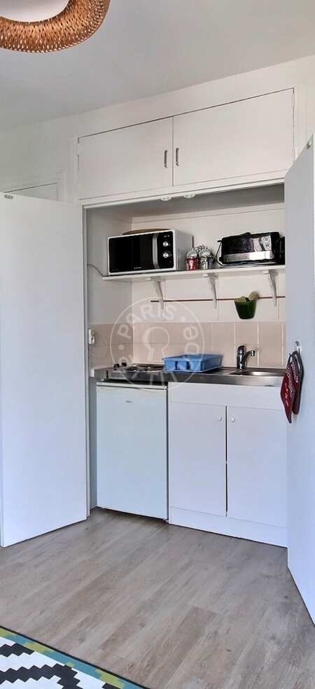 Küche Möblierte studio - 20m²  - Les Gobelins - Paris