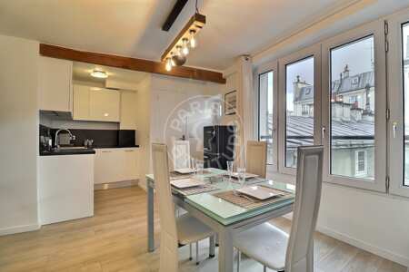 Salle à manger Appartement meublé - 40m²  - 1 chambre - Arts et Métiers - Paris