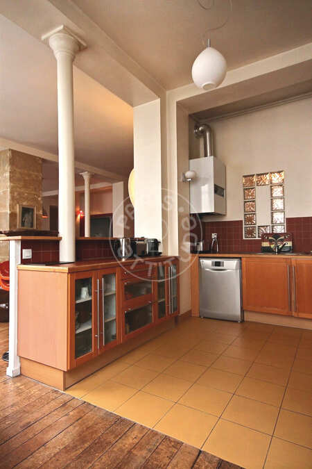 Cucina Loft arredato - 125m²  - 2 locali - Montorgueil - Parigi
