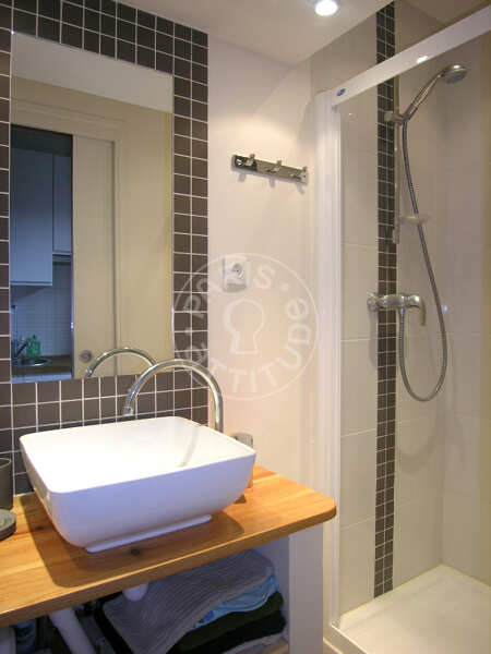 Bagno Appartamento arredato - 35m²  - 1 locale - Gambetta - Parigi