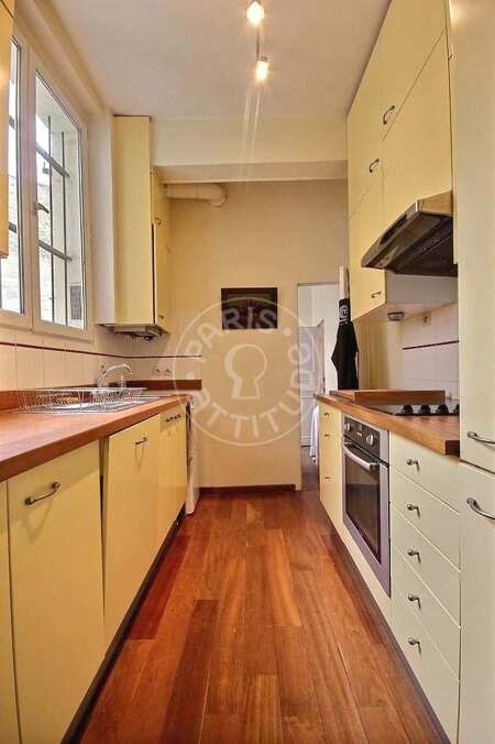 Cuisine Appartement meublé - 65m²  - 2 chambres - Temple - Paris