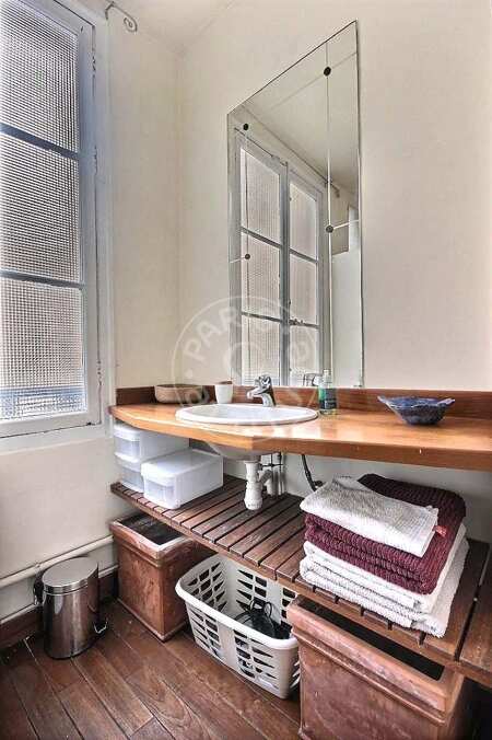 Salle de bain Appartement meublé - 65m²  - 2 chambres - Temple - Paris