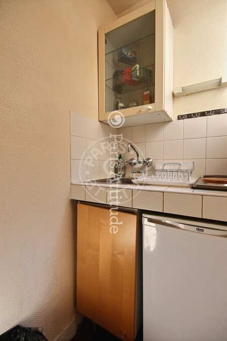 Kitchen Furnished studio - 22m² - Arts et Métiers - Paris