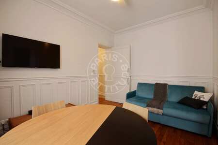 Wohnzimmer Möblierte wohnung - 40m²  - 1 Zimmer - Place des Vosges - Paris