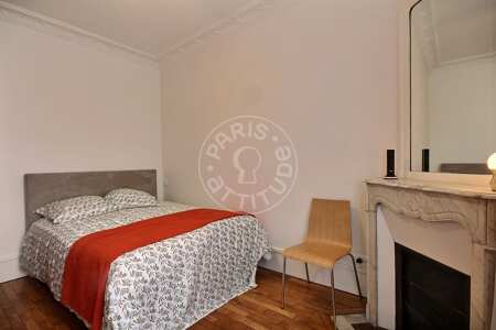 Schlafzimmer Möblierte wohnung - 40m²  - 1 Zimmer - Place des Vosges - Paris