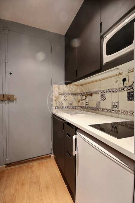 Küche Möblierte studio - 18m²  - Châtelet - Paris