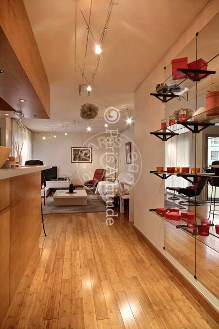 Entrada Apartamento mobilado - 54m²  - 1 quarto - Gambetta - Paris