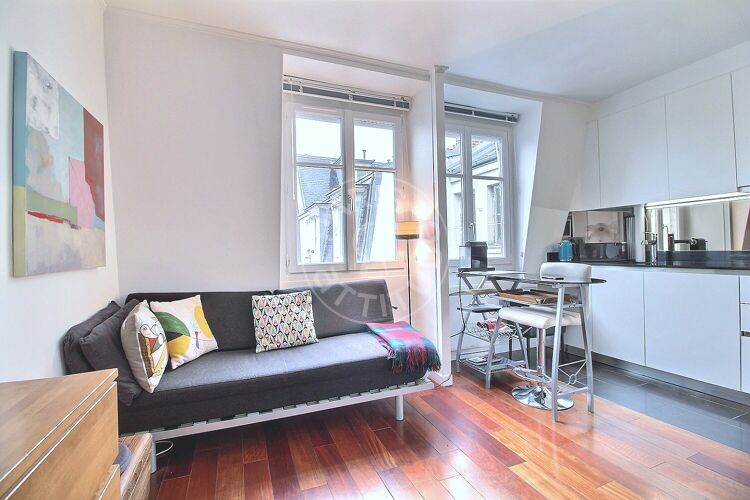 Wohnzimmer - Möblierte Studio - Paris 75016 - 4446