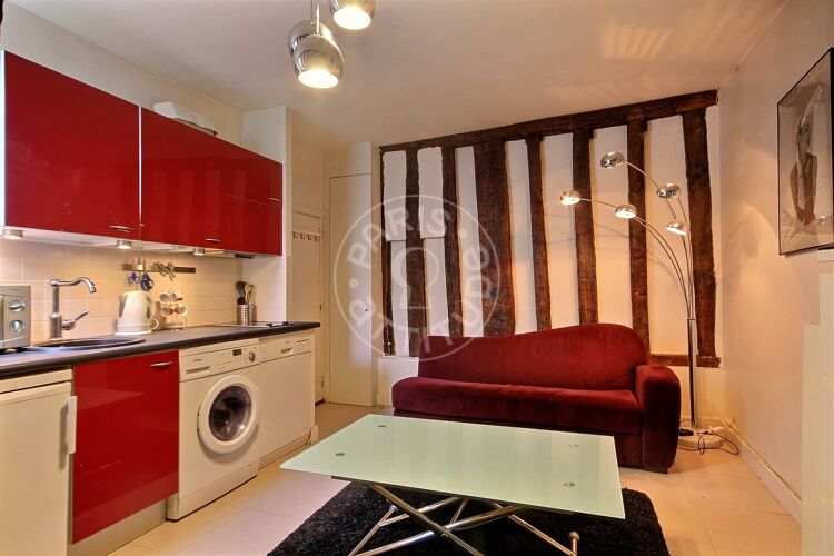 Sala - 1 quarto mobiliado - Paris 75004 - 4500