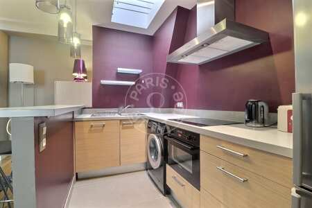 Cucina Appartamento arredato - 44m²  - 1 locale - Neuilly-sur-Seine