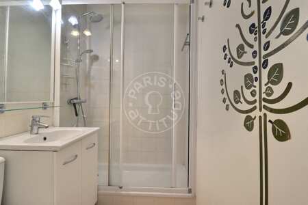 Casa de banho Quitinete mobilado - 25m²  - Bir-Hakeim - Paris
