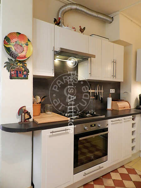Cuisine Appartement meublé - 150m²  - 3 chambres - Saint-Germain - Paris