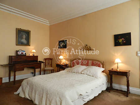 Chambre Appartement meublé - 150m²  - 3 chambres - Saint-Germain - Paris