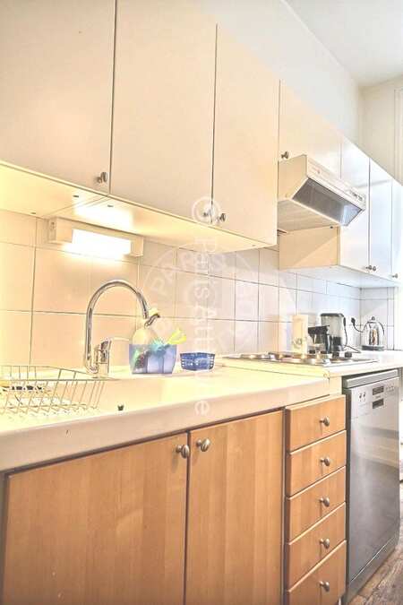 Cuisine Appartement meublé - 65m²  - 2 chambres - Alésia - Paris