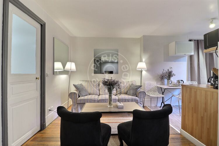 Salotto - 2 locali arredato - Parigi 75007 - 4563