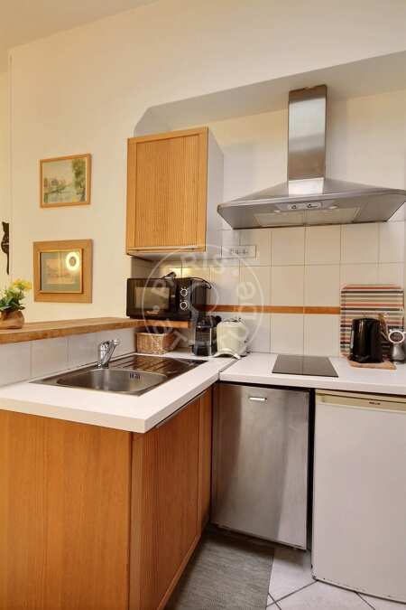 Cocina Estudio amueblado - 26m²  - Pyramides / Palais Royal - París