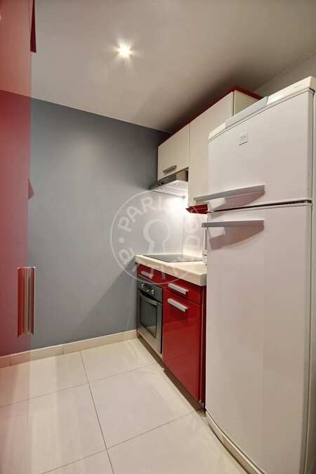 Küche Möblierte studio - 30m²  - Buttes-Chaumont - Paris