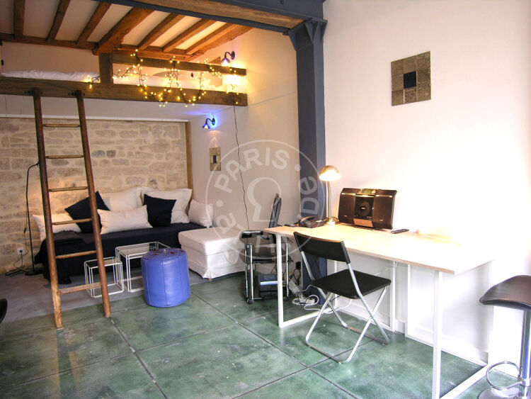 Salon - Studio meublé - Paris 75005 - 4645
