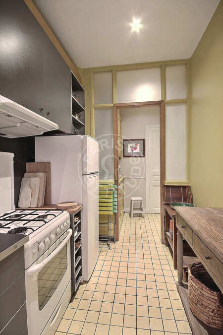 Cocina Piso amueblado - 129m²  - 3 dormitorios - La Muette / Bois de Boulogne - París