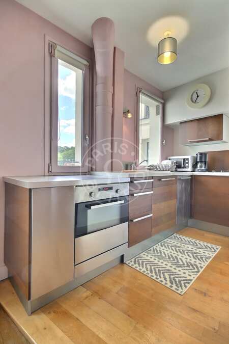 Cucina Appartamento arredato - 47m²  - 1 locale - Père Lachaise - Parigi