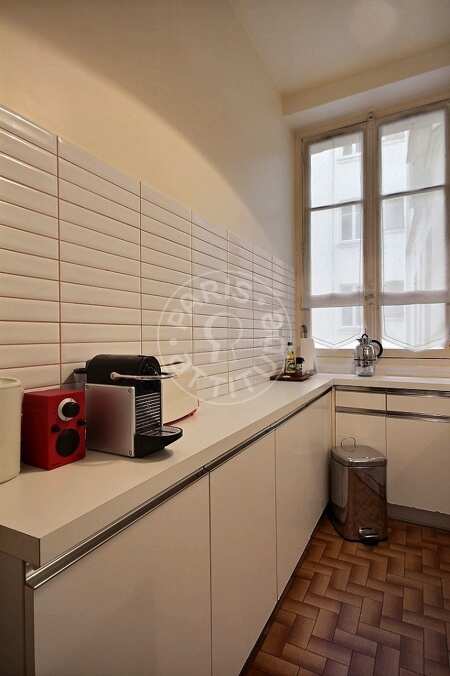 Kitchen Furnished apartment - 65m²  - 1 bedroom - Montparnasse - Paris
