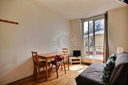 Living room Furnished apartment - 31m²  - 1 bedroom - Parc André Citroën - Paris
