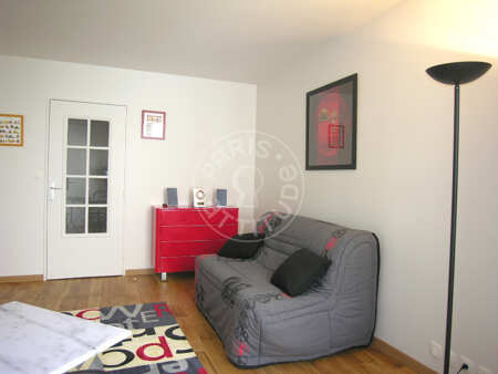 Salon Studio meublé - 22m²  - Faubourg Saint-Martin - Paris
