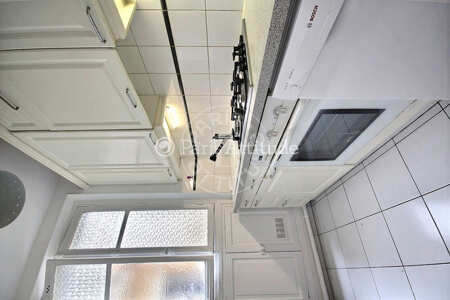 Kitchen Furnished apartment - 60m²  - 1 bedroom - Convention - Paris