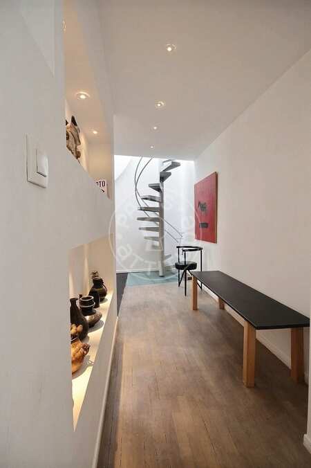 Entrance Furnished loft - 180m²  - 3 bedrooms - Musée Picasso - Paris