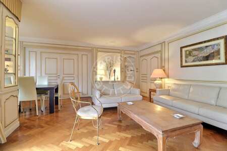 Wohnzimmer Möblierte wohnung - 154m²  - 3 Zimmer - Trocadéro - Paris