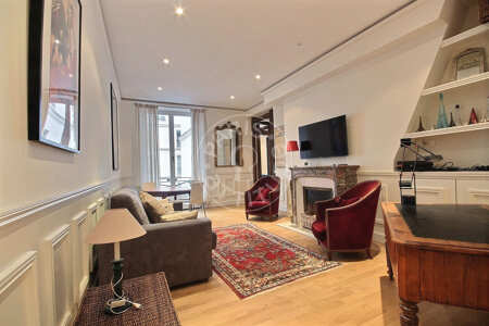 Sala Apartamento mobilado - 120m²  - 2 quartos - Montorgueil - Paris