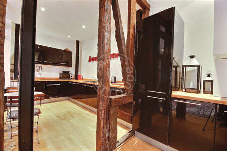 Cozinha Apartamento mobilado - 120m²  - 2 quartos - Montorgueil - Paris
