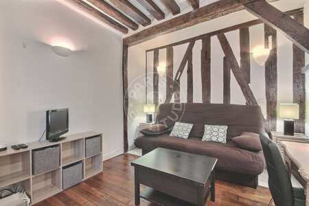 Salotto Monolocale arredato - 20m²  - Châtelet - Parigi