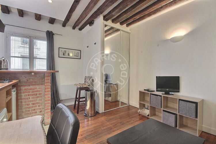 Salotto - Monolocale arredato - Parigi 75001 - 4875