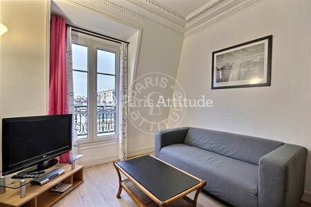 Sala Apartamento mobilado - 30m²  - 1 quarto - Ménilmontant - Paris