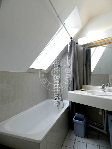 Casa de banho Apartamento mobilado - 45m²  - 1 quarto - Buttes-Chaumont - Paris