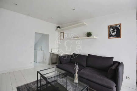 Wohnzimmer Möblierte wohnung - 25m²  - 1 Zimmer - Montorgueil - Paris