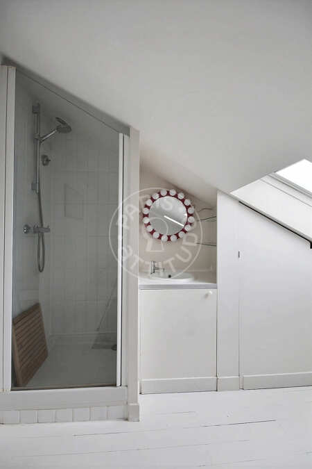 Badezimmer Möblierte wohnung - 25m²  - 1 Zimmer - Montorgueil - Paris