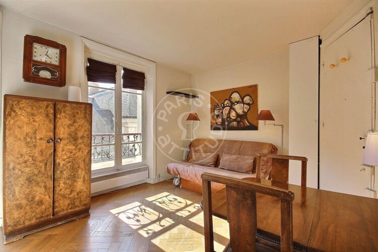 Living room - Furnished studio - Paris 75003 - 492